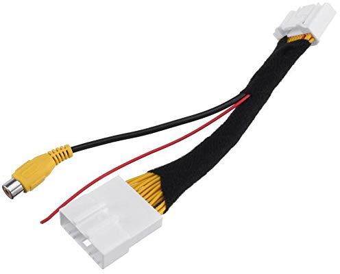 Auto Cinch Adapterkabel, Asudaro Rückfahrkamera-Kabel, 24 Kern Videoeingangsschalterkabel Rückfahrkamera-Videoeingang für In-Dash-Radio-AV-Stecker Kompatibel mit Stepway Vivaro Sandero Clio 4