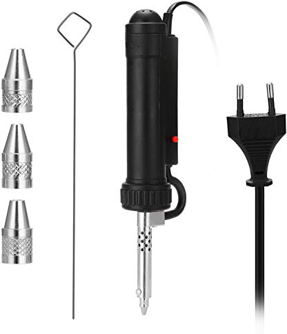 Pompa Dissaldante Elettrica Weytoll Penna Ventosa Elettrica Palmare Electric Solder Tin Sucker Va-cuum Soldering BBT-680 (Nero)