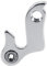 Joyzan Derailleur Hanger, Rear Gear Mech Hanger Aluminium Alloy Extender Transmission Tail Hook Drop Out Adapter Replace Part Cycle Bicycle Accessories for Hybrid Mountain Road Racing Bike, Silver, S