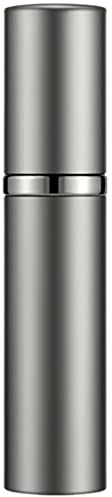 VVGAOGES Atomizador Perfume Recargable,Mini Spray de Perfume,Portátil Botella de Perfume,Botella Vacío Pulverizador para Viajes 5ml (Grey)