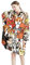 Tragbare Decke Hoodie, übergroße Kapuze für Frauen, bequemes Sweatshirt für Hunde und Katzen, Multicolor, One size
