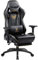 Dowinx Gaming Stuhl - Bürostuhl mit Hoher Belastbarkeit- PU Leder Gamer Stuhl mit 4D Armlehnen und Fußstütze - Ergonomischer Gaming Chair - als Gaming-Sessel Geeignet - 150 kg(Schwarz)