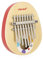 Janod - Kalimba en Bois Confetti - Jouet d'Imitation et Éveil Musical - 8 Clés en Métal - Kalimba Enfant avec Sons Doux - Dès 3 Ans, J07642