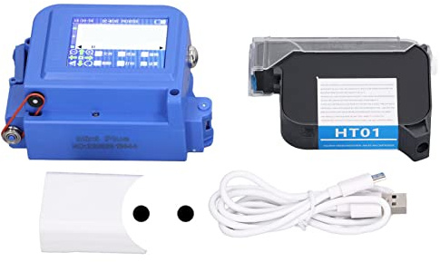 Tragbarer Tintenstrahldrucker,Drucker MFP Tragbares Mehrsprachiges Tragbares Markierungsgerät HD-LED-Touchscreen-Tintenstrahldrucker für QR-Code 100‑240 V