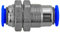 Schottverschraubung Pneumatik Fitting für 12mm PU Schlauch - Steck Verbinder Druckluft Kupplung