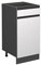 Vicco Küchenunterschrank R-Line, Weiß/Anthrazit, 40 cm J-Shape, ohne Arbeitsplatte