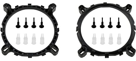 ZZHXSM 2Sets CPU Fan Radiator Fastener Base Bracket 115 Backplate CPU Heatsink Mounting Base Radiator Holder for LGA115X