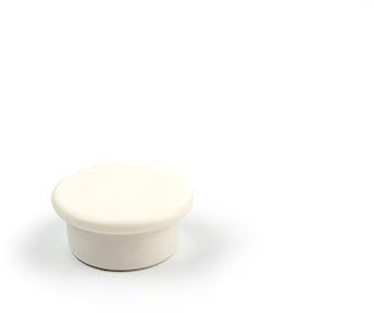 Neodym-Magnete, rund, weiß, Durchmesser 40 mm, 5 Stück