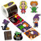 Adval9Vram 6 Rollen Halloween Witch Sisters Make a Face Aufkleber Hocus Pocus Mix and Match Sticker Dein eigenes Hexen Aufkleber Geschenkverpackungen Zubehör DIY Siegelaufkleber für Halloween Party
