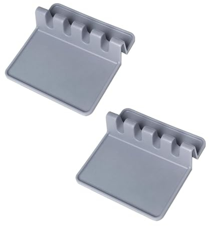 Z metnal Soporte para utensilios de cocina, resistente al calor, soporte gigante para cucharón, tenedor, cucharón, cucharón, cucharón, cucharón, cucharón, 2 unidades