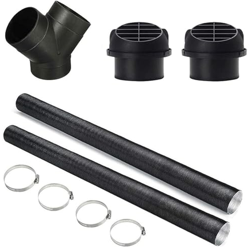 Tuyau de chauffage de voiture 75 mm, accessoires de chauffage diesel, kit de tuyau en Y, chauffage de voiture, accessoires de chauffage auxiliaire