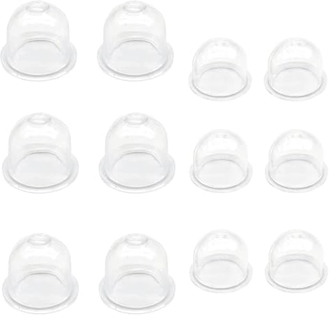 MytaYt 12 Pezzi Carburatore Primer Pompa Bulbi Carburatore Primer Bulbi Primer Bulbo Olio Carburatore Primer Bulb Pump per Tosaerba Decespugliatore Siepe Macchina(19MM e 22MM)
