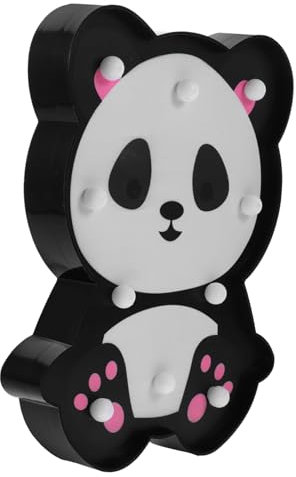 UPKOCH Led Panda Nachttischlampe Cartoon Tier Design Energiesparende Tischlampe Für Kinderzimmer Süße Panda Leuchte Für Babyzimmer Dekoration Als Nachtlicht