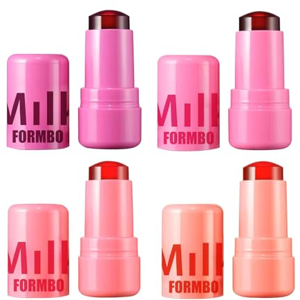 Generic Milk Jelly Blush | Milk Makeup Jelly Tint Blush | Milk Makeup Cooling Water Jelly Tint | Milk Blush Stick | Lip And Cheek Stain | Natural Long-Lasting Multi Use Makeup Blush Stick