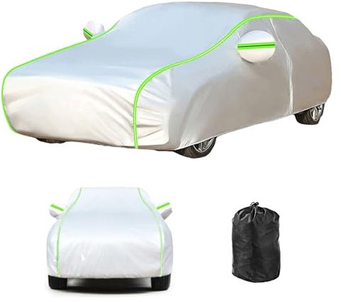Lona Coche Exterior para Seat 131,Funda Coche Exteriores Impermeable Respirable Anti-UV Resistente Al Polvo Lluvia Nieve Rasguño All Weather Protection