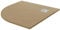 Piatto Doccia Semicircolare 90x90 cm in Acrilico Fosterberg Azalea 4 Tortora