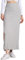 Allegra K Damen Strickrock Gestrickter Midirock, Figurbetonter Schlitz, Hohe Taille Grau M