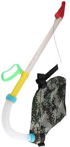 Spandiconcime, Fioriera per Fagioli Manico Flessibile Spandiconcime Manuale con Borsa per Mais Agricolo Verdure Canna Zucchero Alberi Frutto