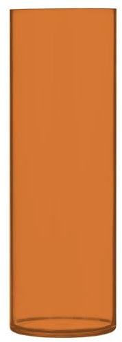 Blumenvase Burnt Orange Skinny Hohe Vase Indoor Bodenvasen, 9,9 cm B x 30 cm H