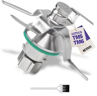 Couteau TM5 TM6 Compatible pour Vorwerk Thermomix TM5 TM6 Couteaux en Acier Inoxydable de Rechange pour Vorwerk Bimby TM5