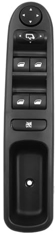 Mando Botonera Elevalunas para Citroen para C3 para Picasso 2009-2014 6554KT 6554QC 6554HA 6554ER 6554CF Interruptor De Control De Ventana Eléctrica Principal Botonera Elevalunas(6554KT)