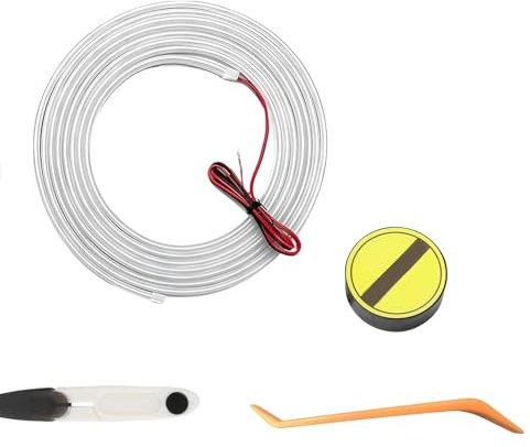 Kofferraum Lichtleiste,Car Trunk Light Strip, 4 M Kofferraum LED Streifen, mit 1 Elektrokleber und 1 Schere Geliefert, Wasserdicht, für Die Fahrzeuginnenbeleuchtung (Weiß)