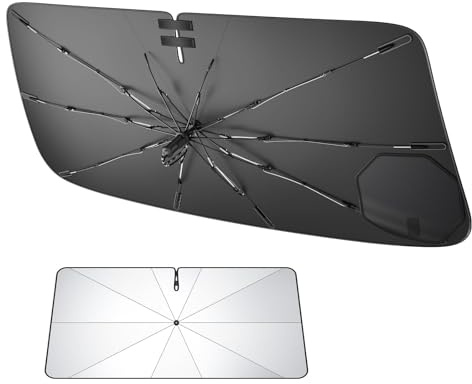 LUWU [Mejorado] Parasol Paraguas Coche Compatible con Mercedes-Benz GLC X254 2023-2026 Parabrisas Protección UV Parasol Auto Parabrisas Parasol Parasol Paraguas Accesorio GLC X254