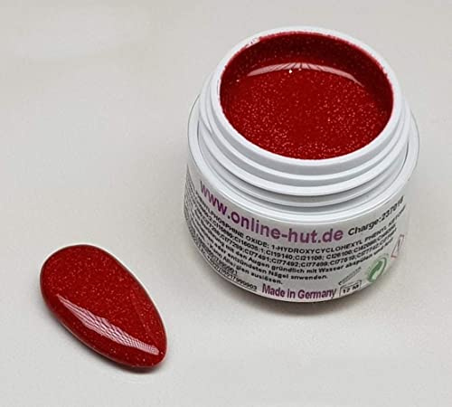 5ml UV Exclusiv Farbgel Grainy Edition Rot