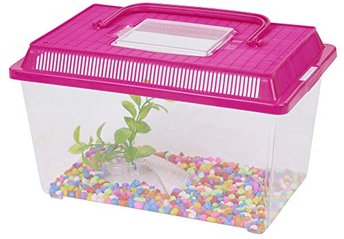 Plastic Aquarium Starter Set (Pink)