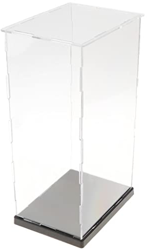 durchsichtig Acryl Vitrine Schaukasten Staubdicht Ausstellung Box Display Case, 14 x 19 x 34 cm