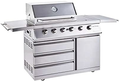 Outback Signature II - 4 Burner Gas BBQ Grill - Stainless Steel