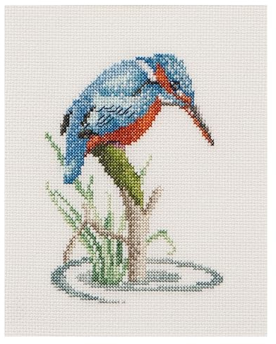 Thea Gouverneur - Kreuzstich-Set - Eisvogel - Aida - 14 Count - Für Erwachsene - 574A
