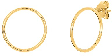 NOELANI Ohrstecker 925 Sterling Silber Damen Ohrschmuck, 1,5 cm, Gold, Kommt in Schmuck Geschenk Box, 2031614