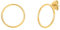 NOELANI Ohrstecker 925 Sterling Silber Damen Ohrschmuck, 1,5 cm, Gold, Kommt in Schmuck Geschenk Box, 2031614