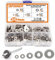 ISPINNER 325pcs Backup Rivet Washers Assortment Kit, Stainless Steel Washers for Blind Pop Rivets Diameter 3/32 1/8 5/32 3/16 1/4(Silver)