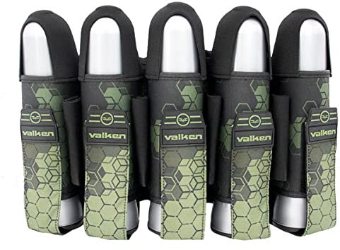 Valken Fate GFX 5+8 Paintball Geschirr (Cube Olive Camo)
