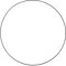 Rayher Ring aus beschichtetem Metall, 60 cm Durchmesser, Schwarz