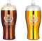 Inge-glas Christbaumschmuck Glas Bierglas 1 Stück Sortiert 11cm Weihnachtskugeln braun oder Gold