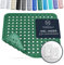 Homerella® Duschmatte rutschfest - 100% BPA frei - Inkl. 2 Haken zum Aufhängen 53x53cm - Antirutschmatte Dusche hautsensitiv & schimmelresistent - Duscheinlage maschinenwaschbar