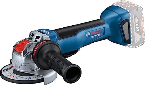 Bosch Professional X-Lock Smerigliatrice Angolare a Batteria Gwx 18V-10 P (Motore Brushless, Potenza Equivalente a Una Smerigliatrice a Filo da 1.000 W, Protection Switch, Kickback Control, X-Brake)