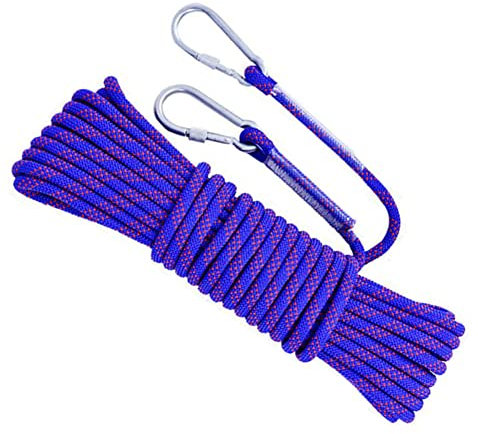 LQSSA Cuerda de Escalada 12Mm Diámetro Cuerda de Seguridad para Supervivencia, 10M-80M/12Mm 80M