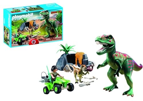 PLAYMOBIL Dinos, Tyrannosaurus Rex mit Explorer 71588, ab 4 Jahren
