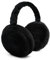 Roysmart Winter Ohrenwärmer, Winter Ohrenwärmer Faltbare Verstellbarer Waschbar Plüsch Ohrenschützer, Warme Ohrenschützer Winterzubehör Outdoor Ohrenmuscheln (Schwarz)