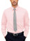 COOFANDY Chemises à Manches Longues pour Hommes Chemise De Travail Chemise HabilléE Extensible Chemise Unie Chemise DéContractéE pour Le Travail Chemises Formelles avec Poche Rose XXL