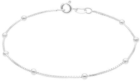 Lucardi - Damen - Armband - 925 Silber - Silberfarbig - 19 cm - Nickelfrei