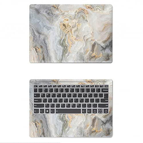 Laptop-Skin-Aufkleber, Marmor-Abdeckung, Aufkleber, Skins, Vinyl, 2 Stück, Dekorieren Sie Aufkleber 13,3 14 15,6 17,3 usw.