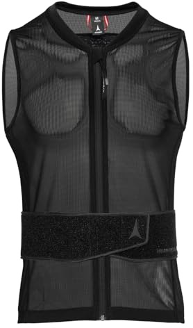 Atomic Live Shield AMID Lite Vest M I Herren-Protektorenweste mit AMID-Technologie für maximalen Schutz I Ergonomischer Rückenprotektor aus atmungsaktivem Mesh I Ski-Schutzweste mit Taillengurt