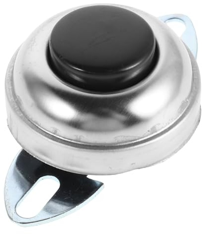Cabilock Interruptor Botón Metálico Para Bocina De Vehículos Resistente y Fácil De Instalar Compatible Con Coches Camiones Agrícolas y Eléctricos y Estanco