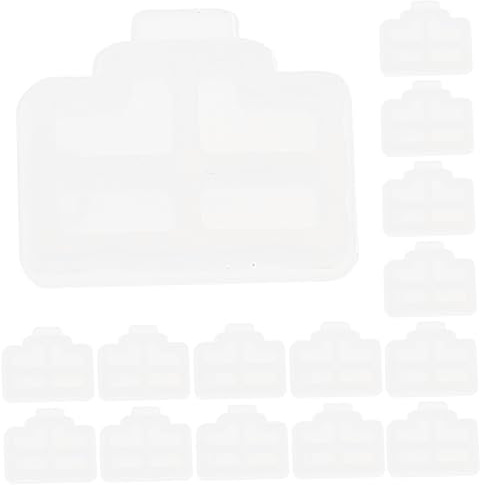 HEALSOPTHY 50 Stück Rj45-stecker aus Silikon für LAN Netzwerkanschlüsse | Wiederverwendbar, Weißer Schutz für Rj45-port, Passend für Computer und Fernseher