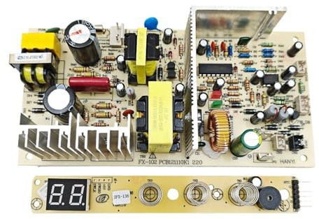 Weinkühlschrank-Motherboard kompatibel mit ADAPTS, 3FX-136 FX102 10,5V Weinkühlschrank-Zubehör Kühlschrank-Bedienfeld-Tasten Touchscreen-Schalter